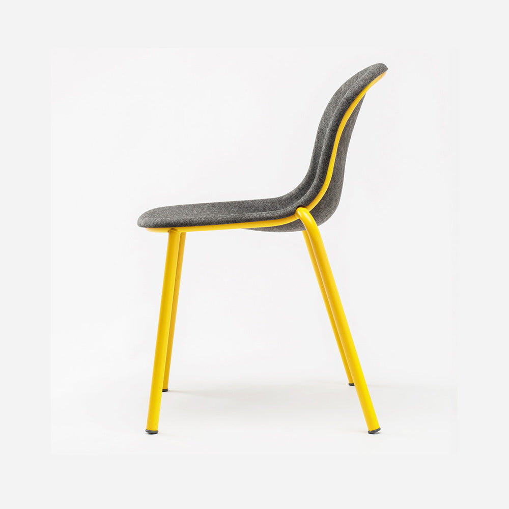 LJ c side chair grey